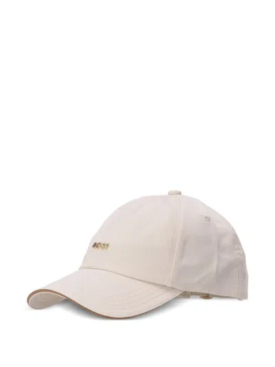 Hugo Boss Logo-detail Baseball Cap In White