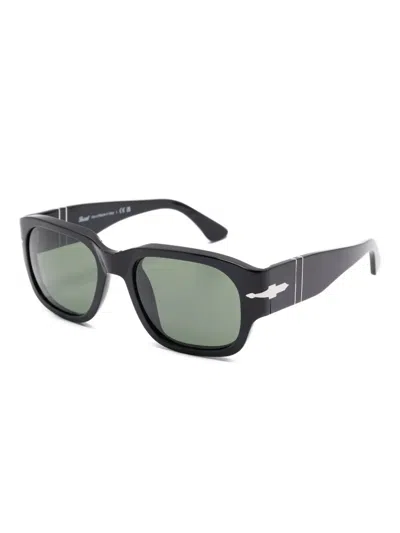 Persol Rectangle-frame Sunglasses In Black
