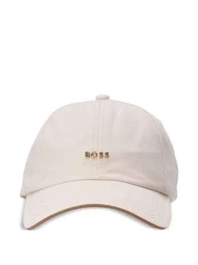 Hugo Boss Logo-detail Baseball Cap In White