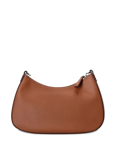 Karl Lagerfeld Logo Lettering Leather Shoulder Bag