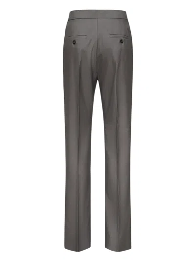 Max Mara Turbigo Side-pocket Zip-fly Trousers In Gray