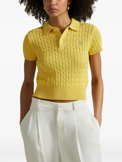 Polo Ralph Lauren Poloshirt Mit Zopfmuster