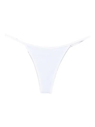 Roberta Einer High-rise Bikini Bottoms In White
