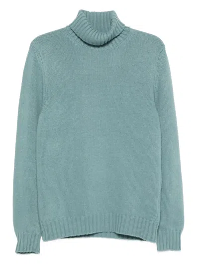 Fedeli Turtleneck Sweater In Green