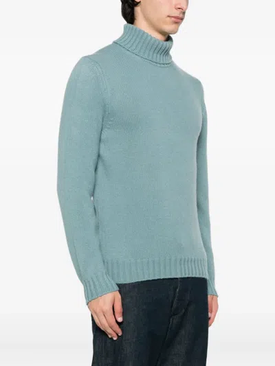 Fedeli Turtleneck Sweater In Green