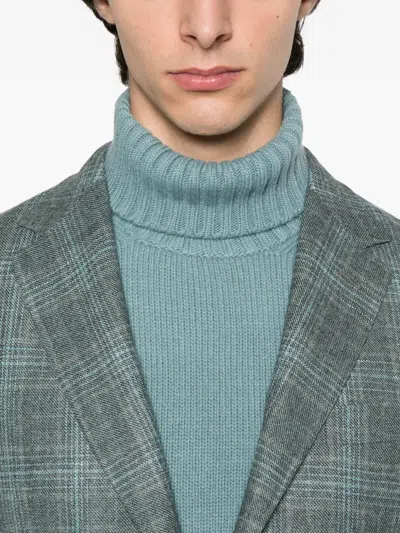 Fedeli Turtleneck Sweater In Green