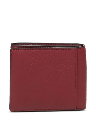 Michael Kors Pebbled-leather Wallet In Brown
