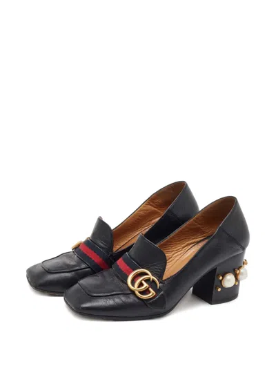 Pre-owned Gucci 2024 75mm Peyton Pumps