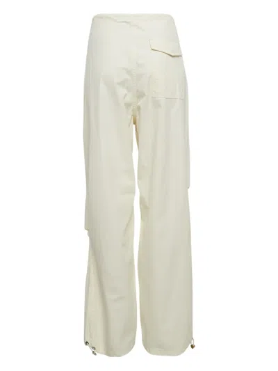 Pre-owned Dion Lee 2024 Cotton-blend Cargo Trousers