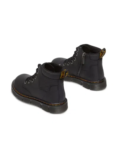 Dr. Martens' Dr. Martens Raffe Kids Junior Ankle Boots Colour: Black Wyoming, Size: Junior 2 In Black