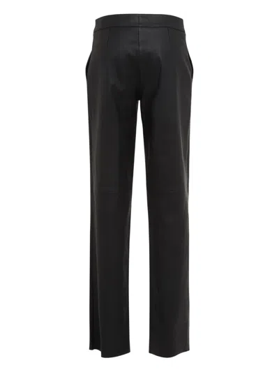 Stouls Seams-detail Trousers In Black