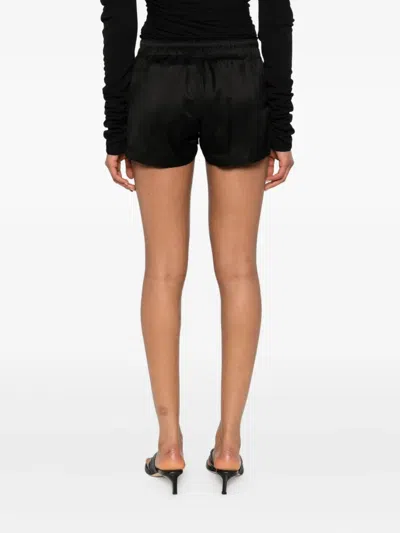 Rick Owens R Owens Fog Elstic Waist Under Lay Boxer Shorts Black In Black