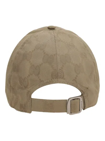 Gucci Gg-pattern Baseball Cap In Neutral
