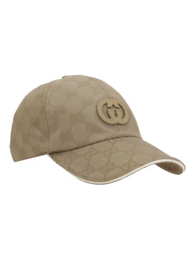 Gucci Gg-pattern Baseball Cap In Neutral