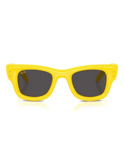 Ray Ban Rayban Rb4940 Wayfarer Puffer By Asap Rocky 683087 Giallo Sunglasses