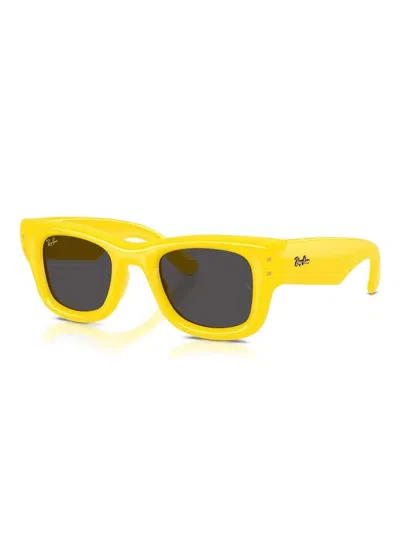 Ray Ban Rayban Rb4940 Wayfarer Puffer By Asap Rocky 683087 Giallo Sunglasses