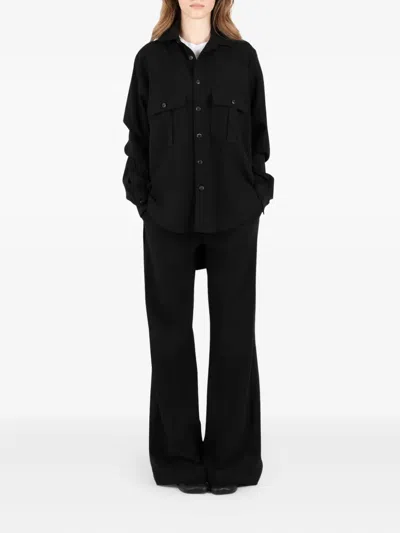 Société Anonyme K Work Pocket Flap Shirt In Black
