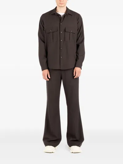 Société Anonyme Elegant Mark Wide-leg Trousers In Black