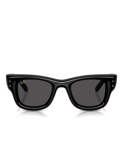 Ray Ban Ray-ban Wayfarer Puffer A$ap Rocky Square Sunglasses, 47mm In Black