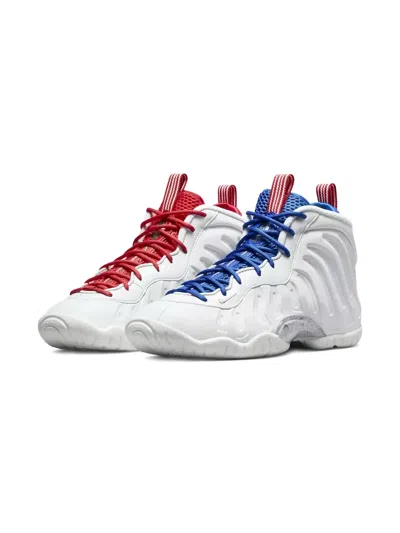 Nike Little Posite One Usa Moon "photon Dust/university Red/game Royal/metallic Silver" Sneakers