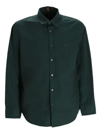 Hugo Boss Button-up Shirt In Green