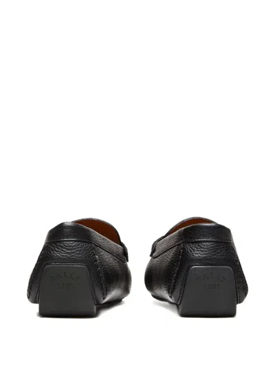 Bally Round-head Casual Shoes In Black
