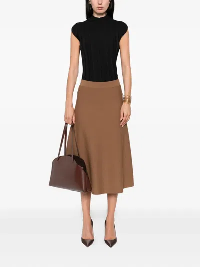 Max Mara Flared Knit Skirt