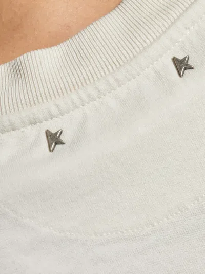 Golden Goose Deluxe Brand Rose Printed Crewneck T-shirt In White