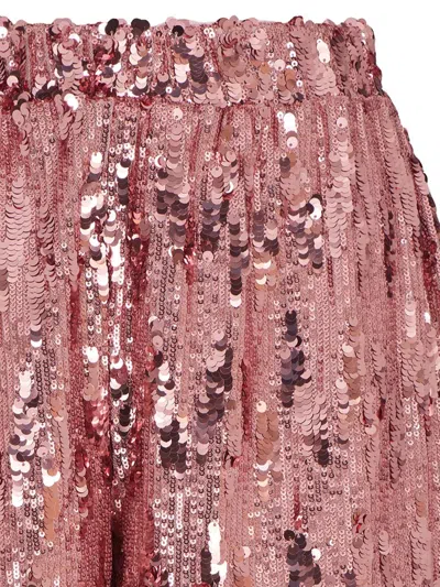Armani Exchange Sequin-embellished Shorts In Purple