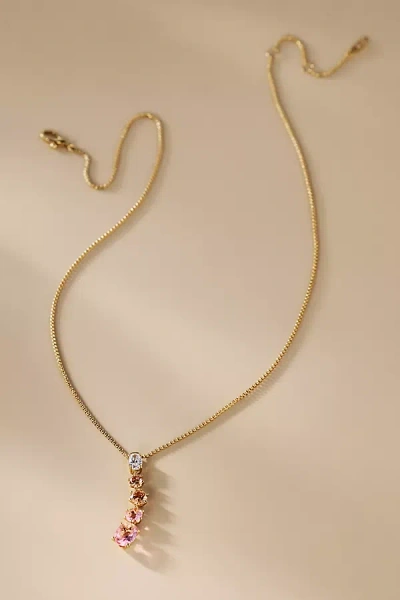 Nadri Natural Beauty Crystal Mix Necklace In Gold