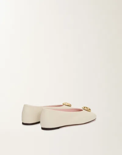 Fabiana Filippi Nappa Leather Ballet Flats