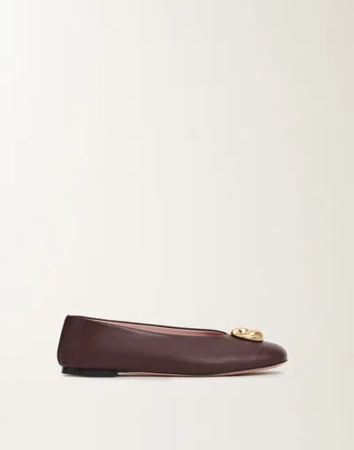 Fabiana Filippi Nappa Leather Ballet Flats