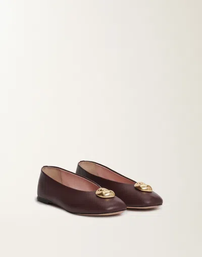 Fabiana Filippi Nappa Leather Ballet Flats