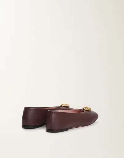 Fabiana Filippi Nappa Leather Ballet Flats
