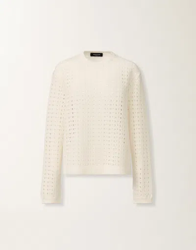 Fabiana Filippi Platinum Cardigan In White
