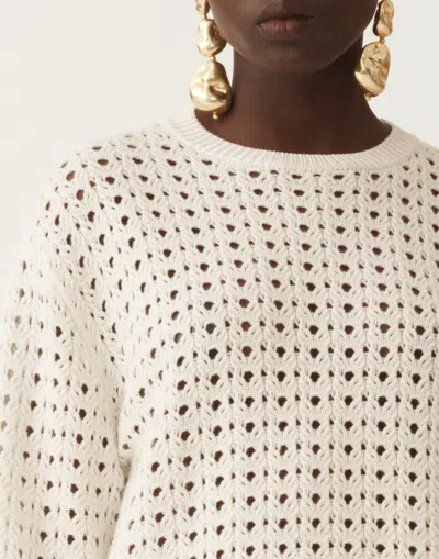 Fabiana Filippi Platinum Cardigan In White