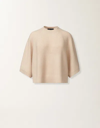 Fabiana Filippi Wool And Silk Cape With Sequins