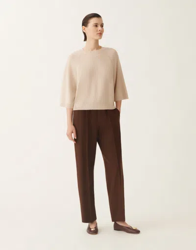 Fabiana Filippi Wool And Silk Cape With Sequins