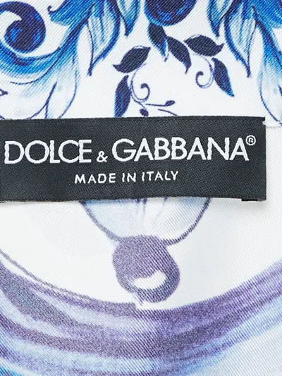 Pre-owned Dolce & Gabbana Printed Silk Dress