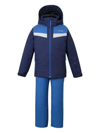 Phenix Colour-blocked Panelled Tracksuit In Blue