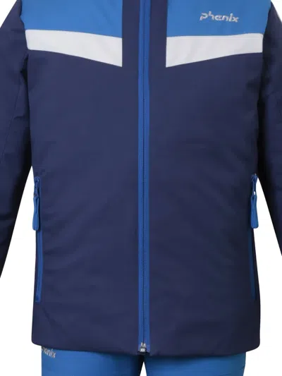 Phenix Colour-blocked Panelled Tracksuit In Blue