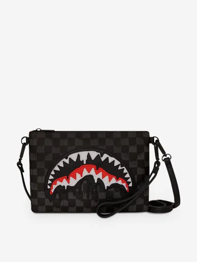 Sprayground Kids Dripping Sharks In Paris Crossover Clutch