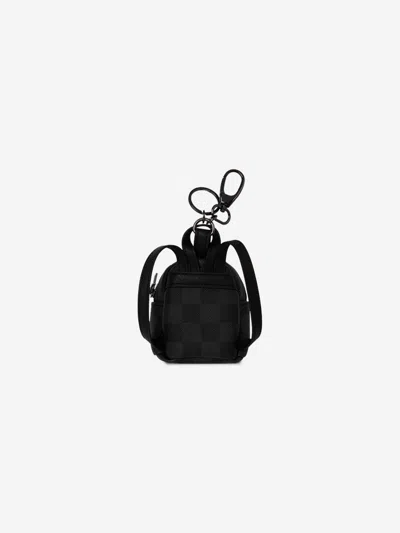 Sprayground Kids Lights Out Sharks In Paris Keychain In Black