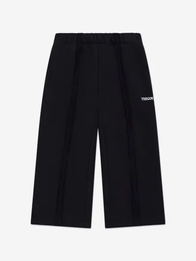 The Couture Club Kids Raw Seam Members Only Joggers In Black