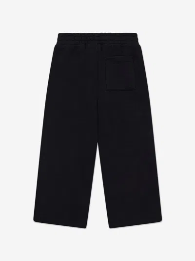 The Couture Club Kids Emblem Applique Joggers In Black