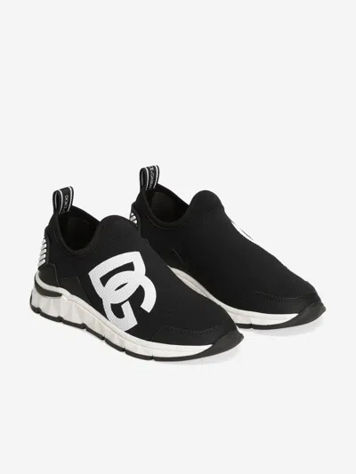Dolce & Gabbana Boys Dg Logo Slip On Trainers
