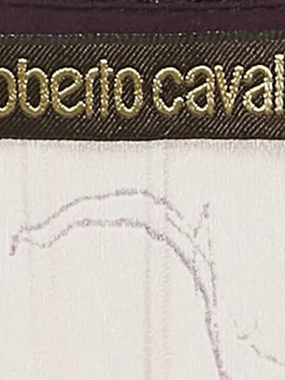 Pre-owned Roberto Cavalli Vintage 2023 Printed Silk Blouse