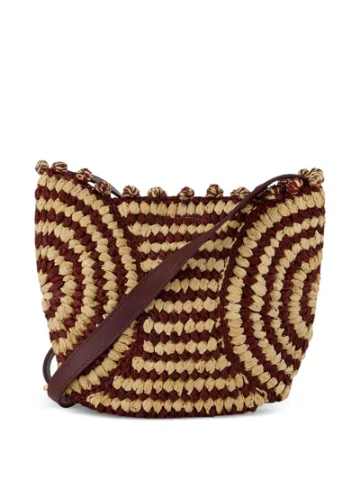 Vanessa Bruno Raphia Crossbody Bag