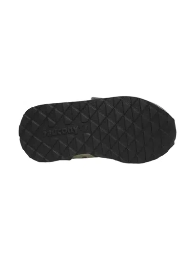 Saucony Baby Jazz Touch-strap Suede Sneakers In Gray