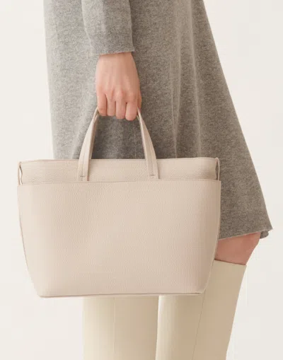 Fabiana Filippi Large Grained Leather Handbag